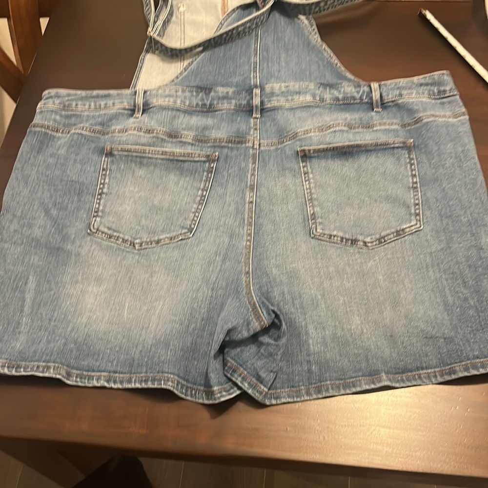 DC Jeans Denim Shortalls Overalls Blue Jean Romper Women’s Size 26 Casual - Picture 11 of 16